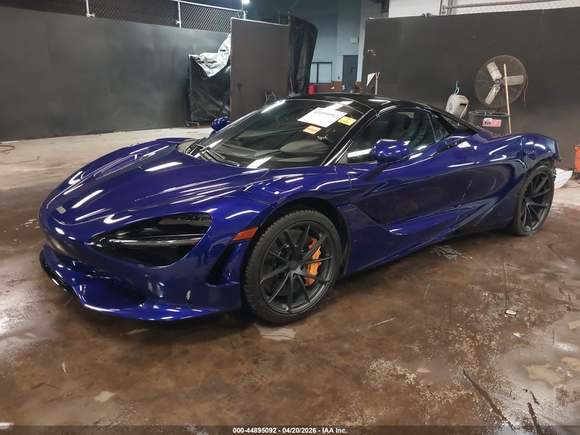 2025 Mclaren 750s VIN SBM14BCA4SW009459 IAAI salvage auction — REAR END, Salvage (Georgia), sold $181,000 on 2026-07-14 (photo 2)