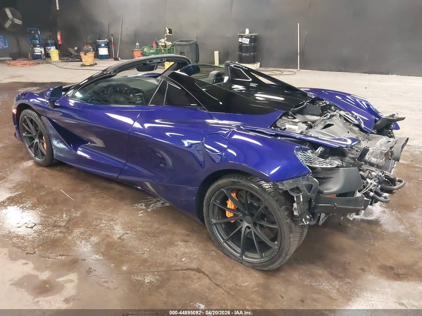 2025 Mclaren 750s VIN SBM14BCA4SW009459 IAAI salvage auction — REAR END, Salvage (Georgia), sold $181,000 on 2026-07-14 (photo 3)