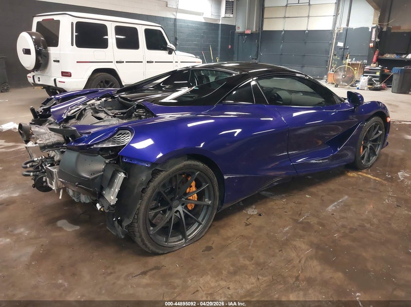 2025 Mclaren 750s VIN SBM14BCA4SW009459 IAAI salvage auction — REAR END, Salvage (Georgia), sold $181,000 on 2026-07-14 (photo 4)