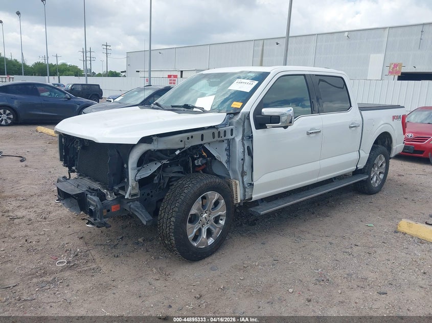 2021 Ford F-150 VIN 1FTFW1E89MFA77532 IAAI salvage auction — FRONT END, Original (Texas), sold $20,600 on 2026-07-30 (photo 2)