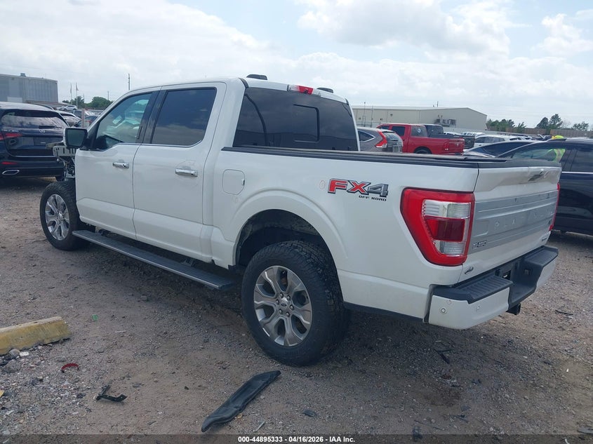 2021 Ford F-150 VIN 1FTFW1E89MFA77532 IAAI salvage auction — FRONT END, Original (Texas), sold $20,600 on 2026-07-30 (photo 3)