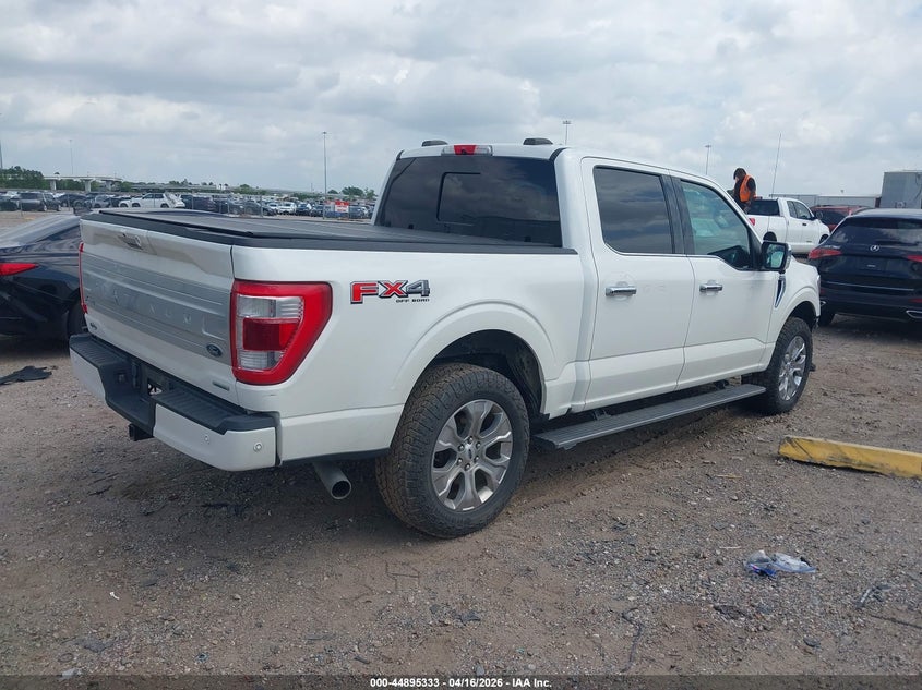 2021 Ford F-150 VIN 1FTFW1E89MFA77532 IAAI salvage auction — FRONT END, Original (Texas), sold $20,600 on 2026-07-30 (photo 4)