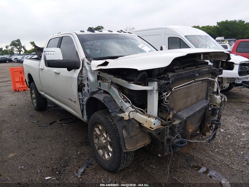 2023 Ram 2500 VIN 3C6UR5FL8PG580651 IAAI salvage auction — FRONT END, Original (Texas), sold $23,800 on 2026-07-30 (photo 1)