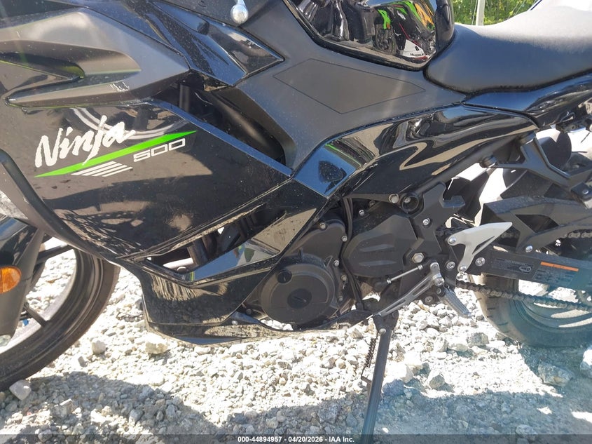 2024 Kawasaki Ninja VIN ML5EXGH15RDA31531 IAAI salvage auction — FRONT END, Salvage (Georgia), sold $925 on 2026-07-21 (photo 9)