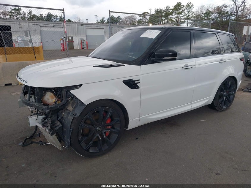 2021 Land rover Range rover sport VIN SALWS2RU1MA758170 IAAI salvage auction — FRONT END, Salvage Title, sold $16,425 on 2026-07-14 (photo 2)