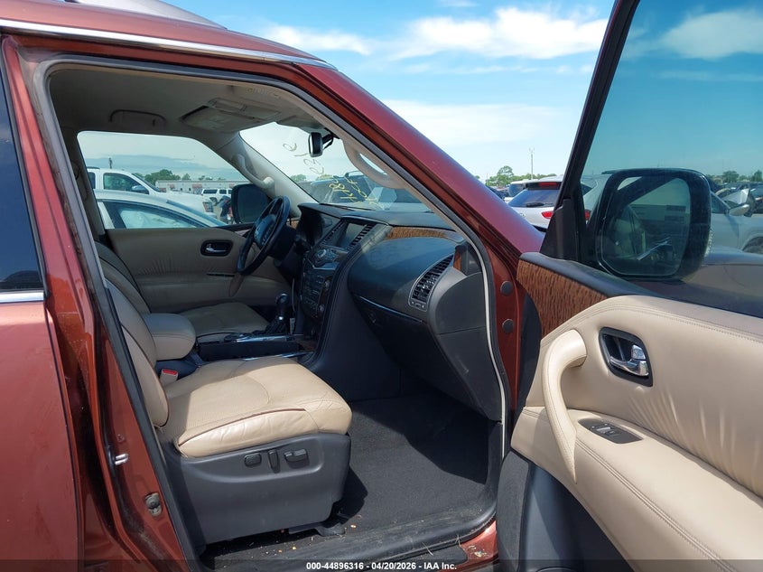 2018 Nissan Armada VIN JN8AY2ND0J9052458 IAAI salvage auction — FRONT END, Original (Texas), sold $3,675 on 2026-07-14 (photo 5)