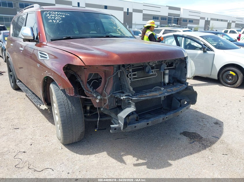 2018 Nissan Armada VIN JN8AY2ND0J9052458 IAAI salvage auction — FRONT END, Original (Texas), sold $3,675 on 2026-07-14 (photo 6)