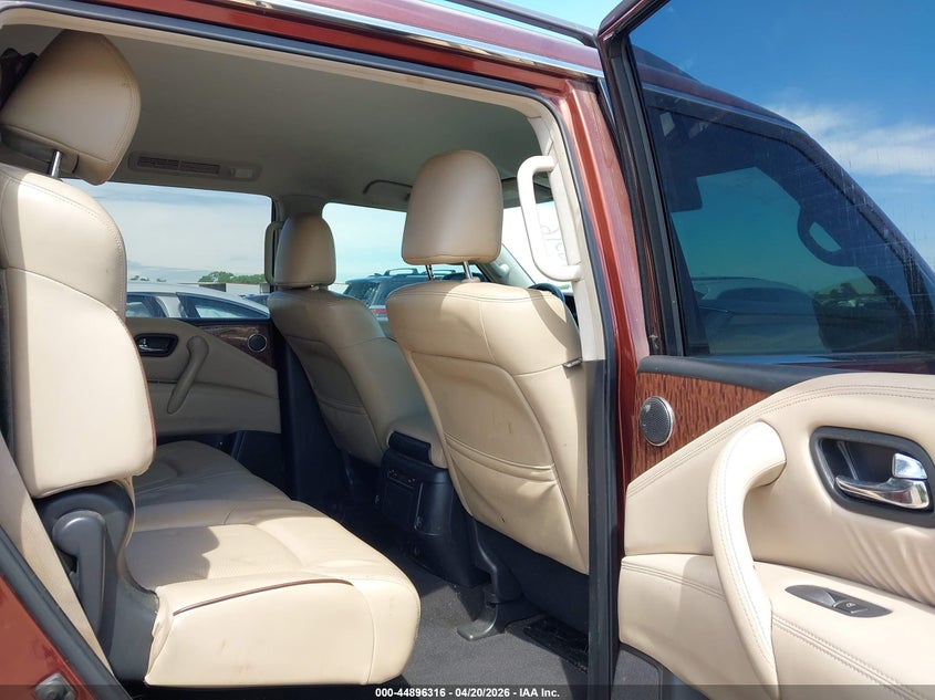 2018 Nissan Armada VIN JN8AY2ND0J9052458 IAAI salvage auction — FRONT END, Original (Texas), sold $3,675 on 2026-07-14 (photo 8)