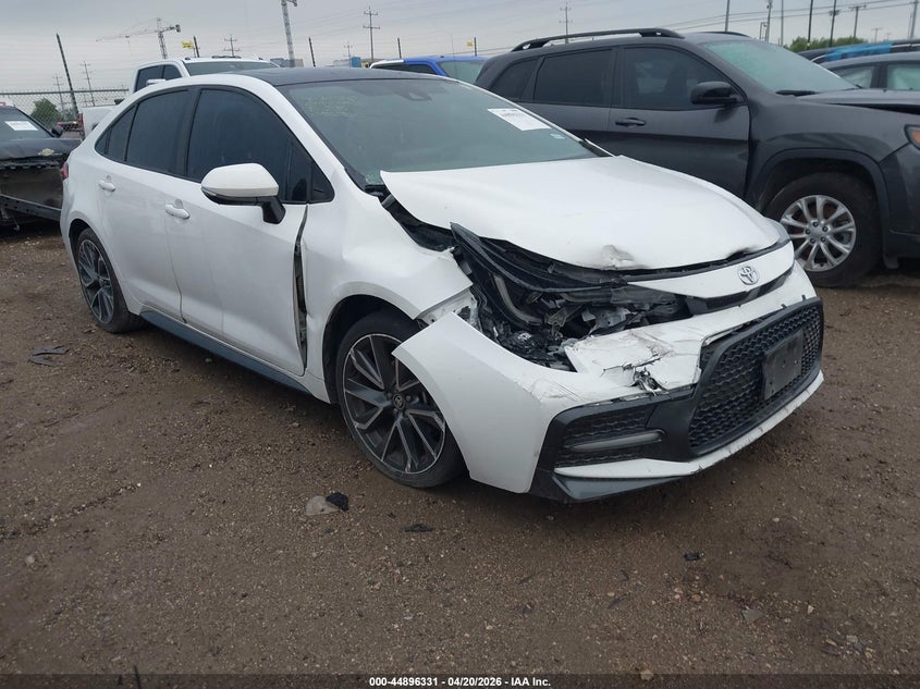 2021 Toyota Corolla VIN 5YFP4MCE0MP096760 IAAI salvage auction — FRONT END, Salvage Title, sold $5,100 on 2026-07-13 (photo 1)