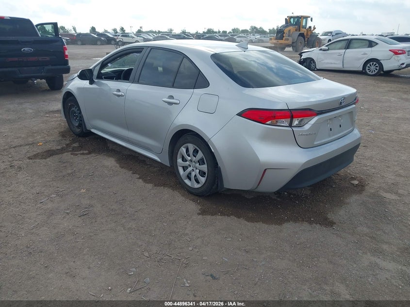 2024 Toyota Corolla VIN JTDBCMFE7R3056569 IAAI salvage auction — RIGHT REAR, Salvage (Texas), sold $5,650 on 2026-07-08 (photo 3)