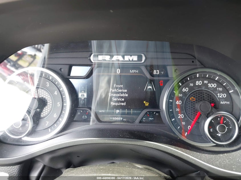 2026 Ram 1500 VIN 1C6SRFFP6TN184686 IAAI salvage auction — FRONT END, Salvage Title, sold $16,550 on 2026-07-30 (photo 7)