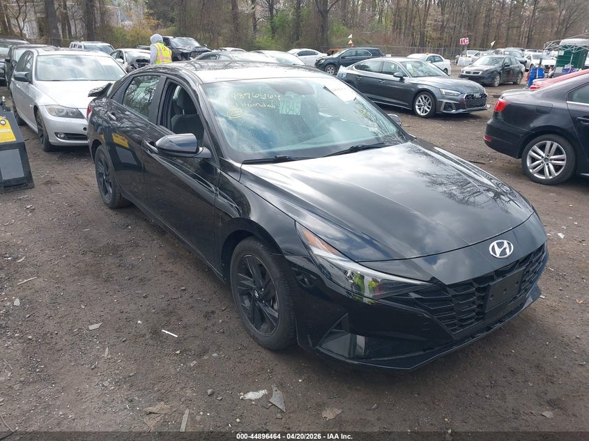 2021 Hyundai Elantra VIN KMHLS4AG1MU212023 IAAI salvage auction — REAR END, Salvage (Pennsylvania), sold $3,500 on 2026-07-28 (photo 1)