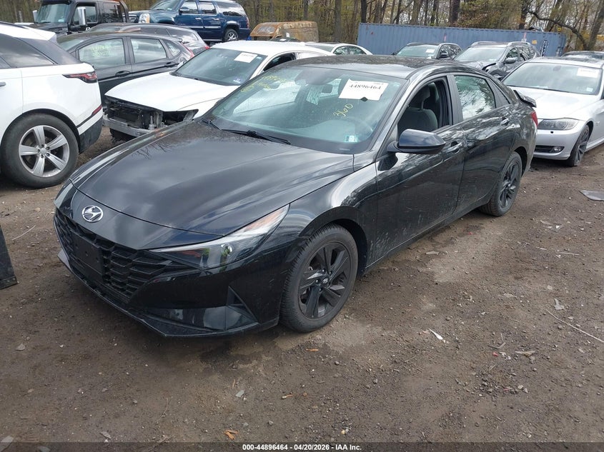 2021 Hyundai Elantra VIN KMHLS4AG1MU212023 IAAI salvage auction — REAR END, Salvage (Pennsylvania), sold $3,500 on 2026-07-28 (photo 2)