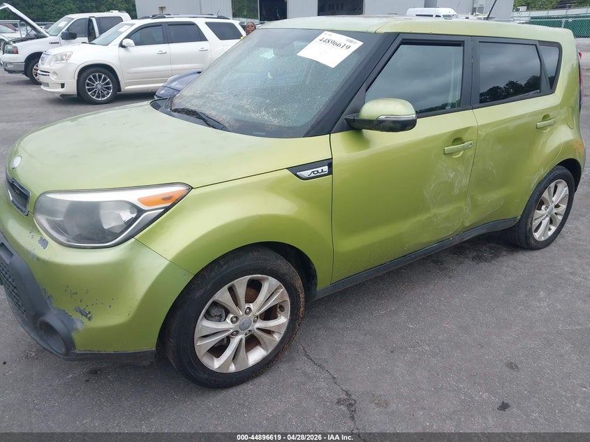 2014 Kia Soul VIN KNDJP3A50E7708517 IAAI salvage auction — NORMAL WEAR, Salvage (Texas), sold $375 on 2026-07-08 (photo 2)