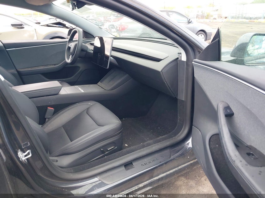 2025 Tesla Model 3 VIN 5YJ3E1EA5SF974941 IAAI salvage auction — REAR END, Wait Title, sold $9,800 on 2026-07-10 (photo 5)