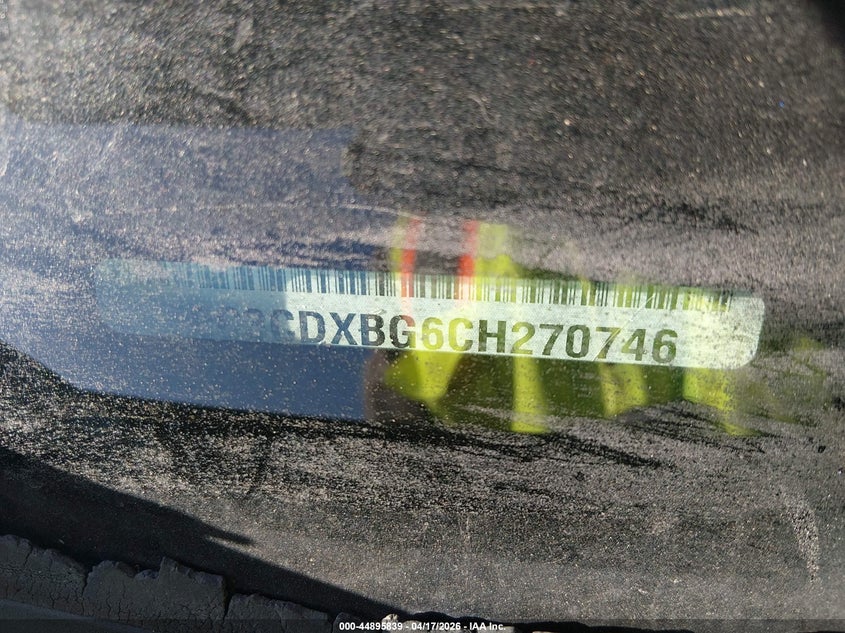 2012 Dodge Charger VIN 2C3CDXBG6CH270746 IAAI salvage auction — FRONT END, Wait Title, sold $475 on 2026-07-10 (photo 9)