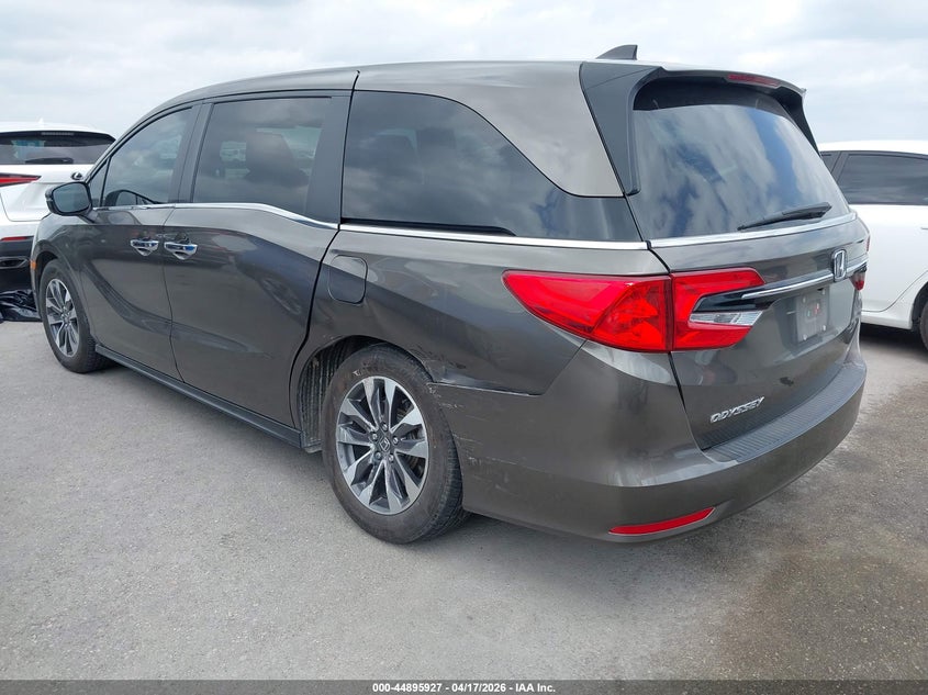 2023 Honda Odyssey VIN 5FNRL6H60PB019007 IAAI salvage auction — LEFT REAR, Wait Title, sold $12,600 on 2026-07-30 (photo 3)