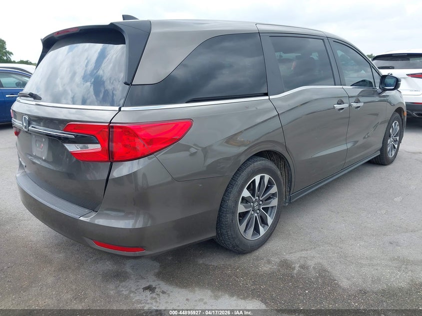 2023 Honda Odyssey VIN 5FNRL6H60PB019007 IAAI salvage auction — LEFT REAR, Wait Title, sold $12,600 on 2026-07-30 (photo 4)