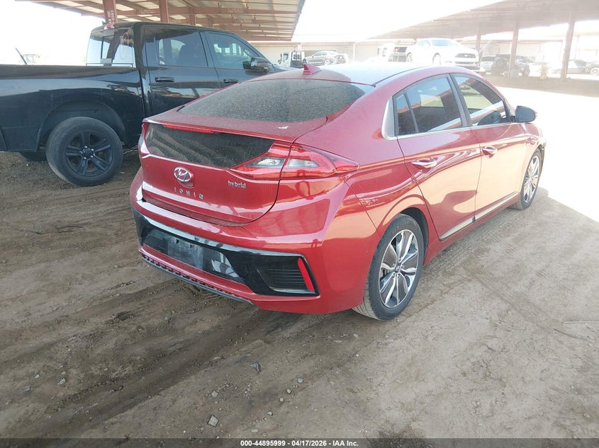 2019 Hyundai Ioniq VIN KMHC85LC2KU112640 IAAI salvage auction — REAR END, Wait Title, sold $750 on 2026-07-14 (photo 6)