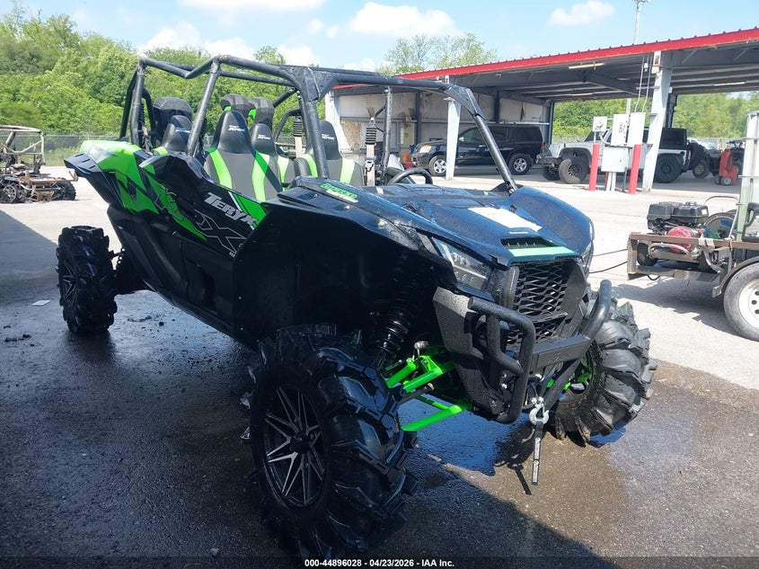 2025 Kawasaki VIN JKARTCJ17SB500293 IAAI salvage auction — LEFT SIDE, Salvage (Louisiana), sold $11,100 on 2026-07-07 (photo 1)