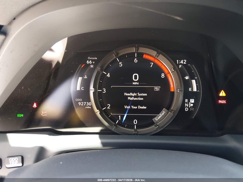 2018 Lexus Ls VIN JTHB51FF1J5000331 IAAI salvage auction — FRONT END, Salvage Title, sold $16,400 on 2026-07-10 (photo 7)