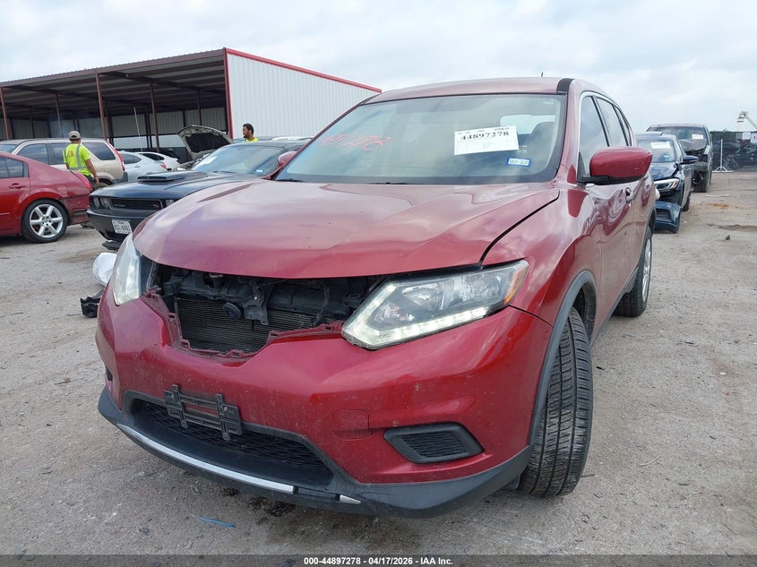 2016 Nissan Rogue VIN JN8AT2MV4GW136656 IAAI salvage auction — FRONT END, Original (Texas), sold $1,800 on 2026-07-07 (photo 2)