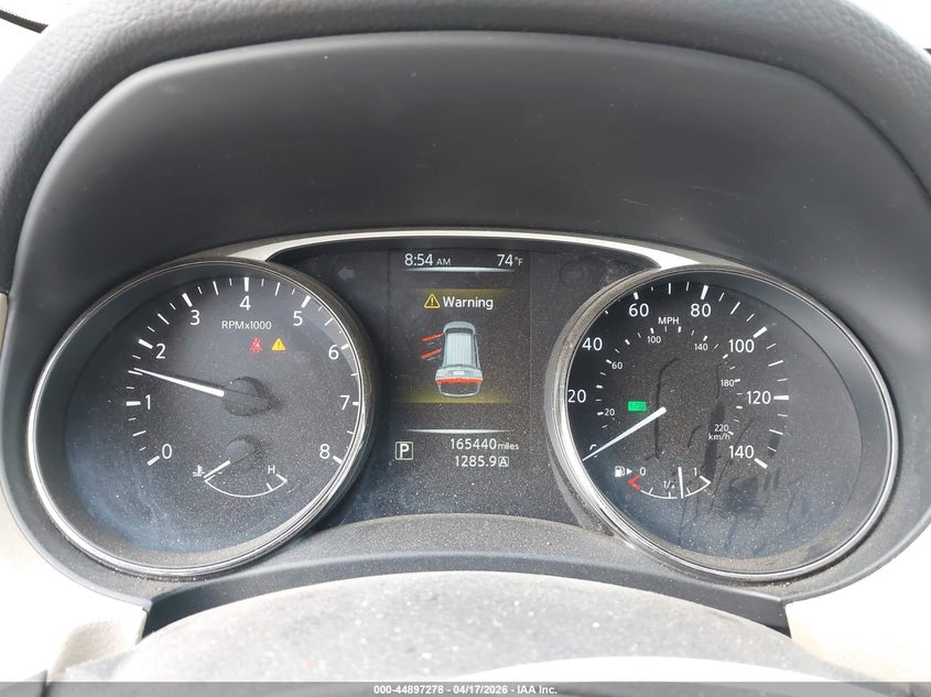 2016 Nissan Rogue VIN JN8AT2MV4GW136656 IAAI salvage auction — FRONT END, Original (Texas), sold $1,800 on 2026-07-07 (photo 7)