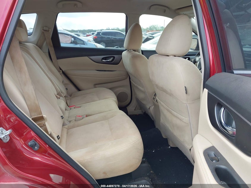 2016 Nissan Rogue VIN JN8AT2MV4GW136656 IAAI salvage auction — FRONT END, Original (Texas), sold $1,800 on 2026-07-07 (photo 8)