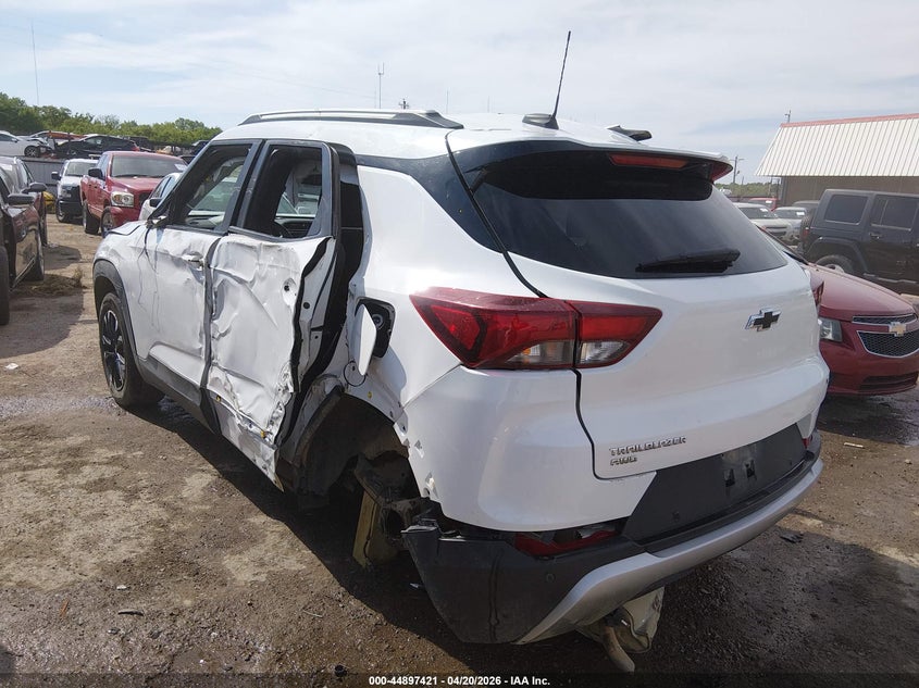 2023 Chevrolet Trailblazer VIN KL79MRSL2PB001105 IAAI salvage auction — ROLLOVER, Junk (Oklahoma), sold $575 on 2026-07-15 (photo 3)