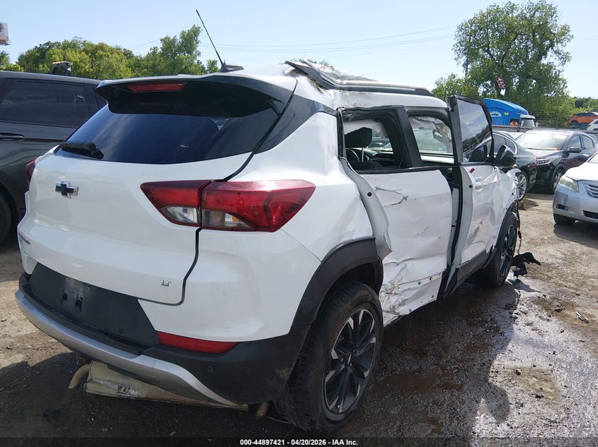 2023 Chevrolet Trailblazer VIN KL79MRSL2PB001105 IAAI salvage auction — ROLLOVER, Junk (Oklahoma), sold $575 on 2026-07-15 (photo 4)