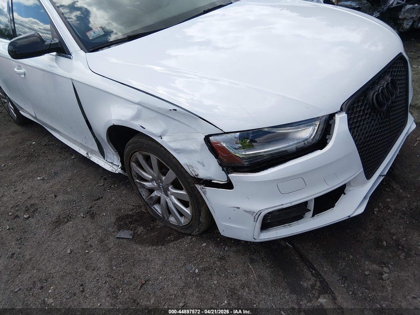 2015 Audi A4 VIN WAUBFAFLXFN010767 IAAI salvage auction — RIGHT FRONT, Salvage (Massachusetts), sold $1,550 on 2026-07-14 (photo 6)