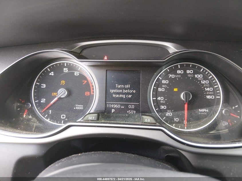 2015 Audi A4 VIN WAUBFAFLXFN010767 IAAI salvage auction — RIGHT FRONT, Salvage (Massachusetts), sold $1,550 on 2026-07-14 (photo 7)