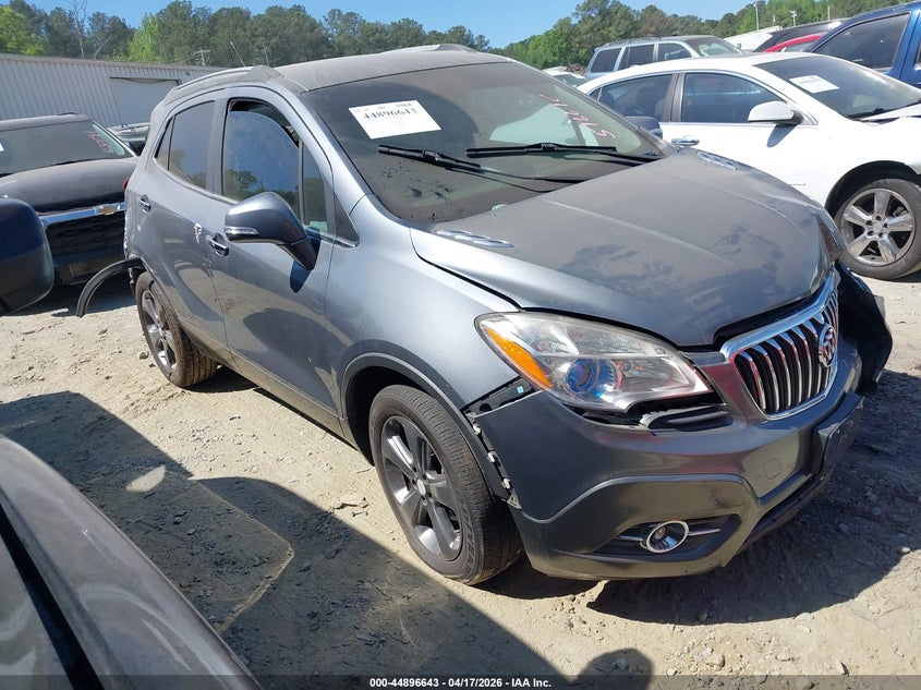 2014 Buick Encore VIN KL4CJBSB5EB516610 IAAI salvage auction — FRONT & REAR, Salvage (Georgia), sold $700 on 2026-07-14 (photo 1)