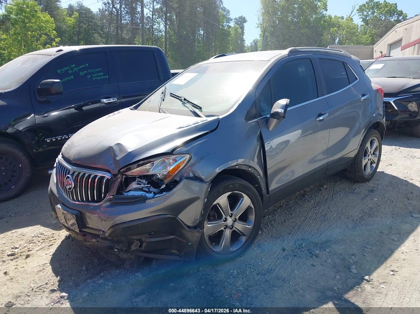 2014 Buick Encore VIN KL4CJBSB5EB516610 IAAI salvage auction — FRONT & REAR, Salvage (Georgia), sold $700 on 2026-07-14 (photo 2)