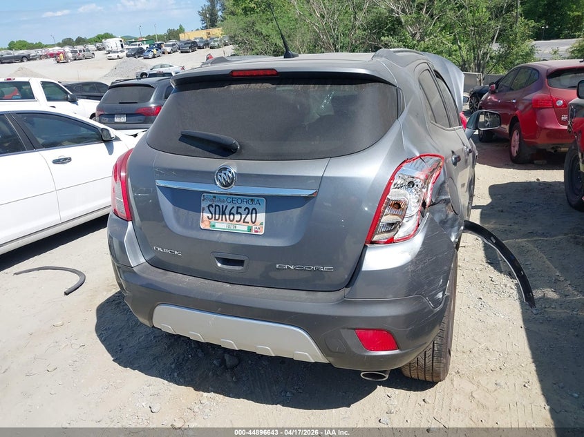 2014 Buick Encore VIN KL4CJBSB5EB516610 IAAI salvage auction — FRONT & REAR, Salvage (Georgia), sold $700 on 2026-07-14 (photo 4)