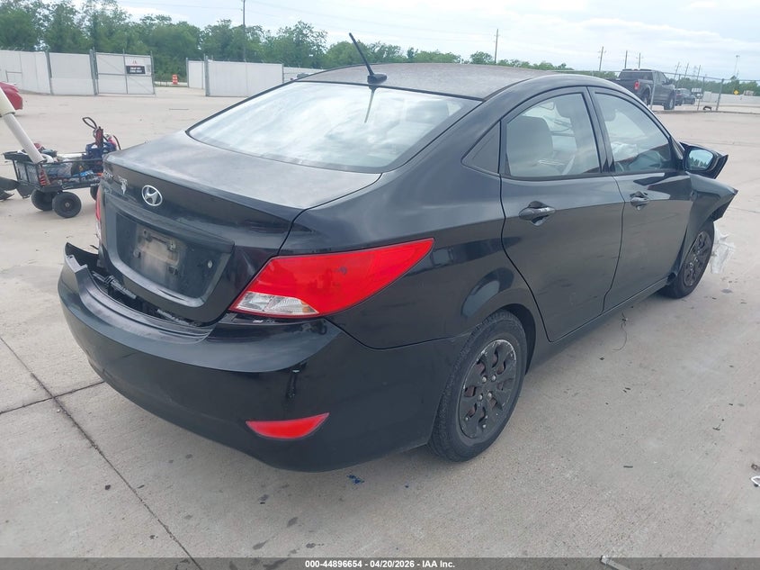 2016 Hyundai Accent VIN KMHCT4AE6GU006292 IAAI salvage auction — FRONT END, Salvage (Texas), sold $250 on 2026-07-24 (photo 4)