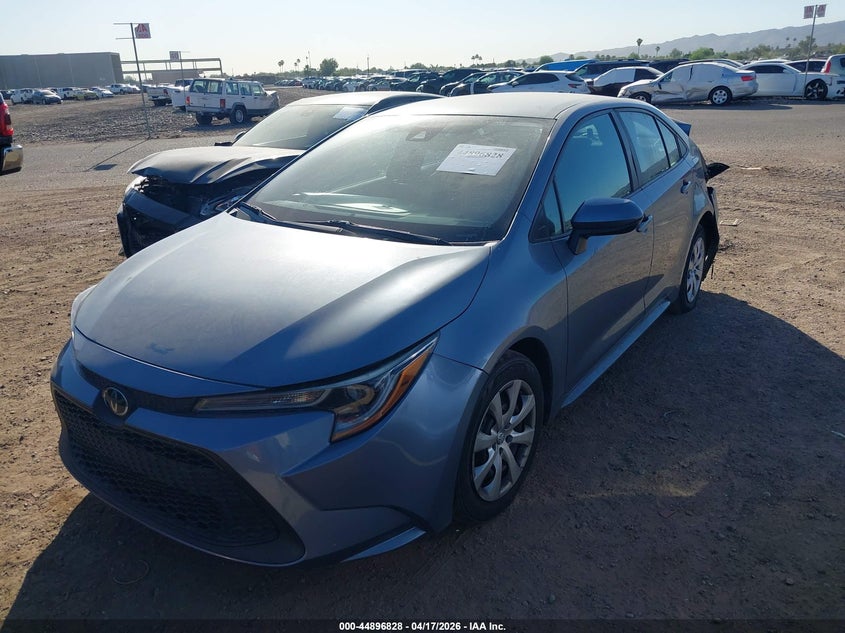 2022 Toyota Corolla VIN 5YFEPMAE3NP320395 IAAI salvage auction — REAR END, Wait Title, sold $4,050 on 2026-07-07 (photo 2)
