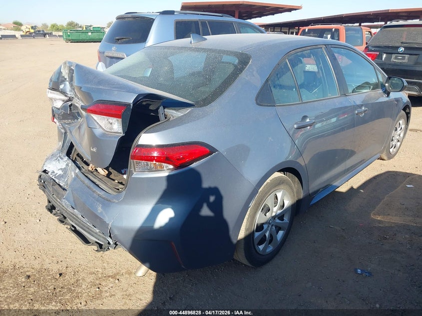 2022 Toyota Corolla VIN 5YFEPMAE3NP320395 IAAI salvage auction — REAR END, Wait Title, sold $4,050 on 2026-07-07 (photo 4)