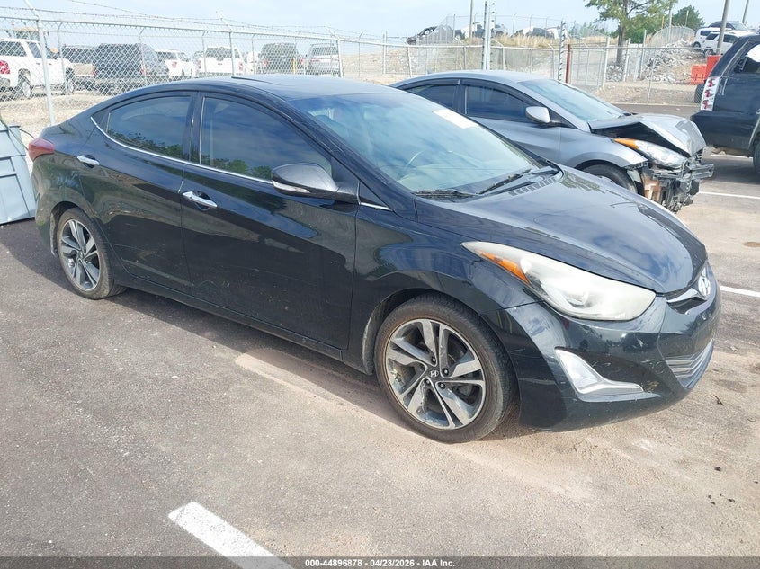 2014 Hyundai Elantra VIN KMHDH4AE0EU140959 IAAI salvage auction — LEFT SIDE, Salvage (Tennessee), sold $750 on 2026-07-16 (photo 1)
