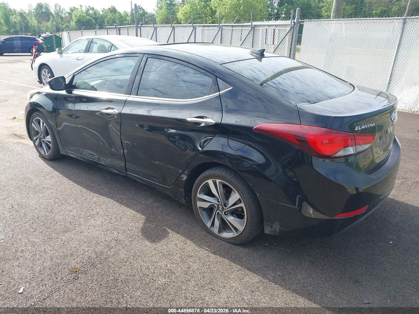 2014 Hyundai Elantra VIN KMHDH4AE0EU140959 IAAI salvage auction — LEFT SIDE, Salvage (Tennessee), sold $750 on 2026-07-16 (photo 3)