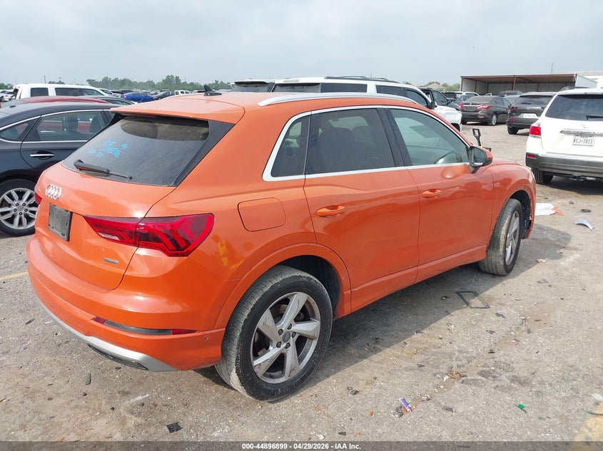 2020 Audi Q3 VIN WA1AECF31L1029606 IAAI salvage auction — FRONT END, Original (Texas), sold $4,850 on 2026-07-15 (photo 4)