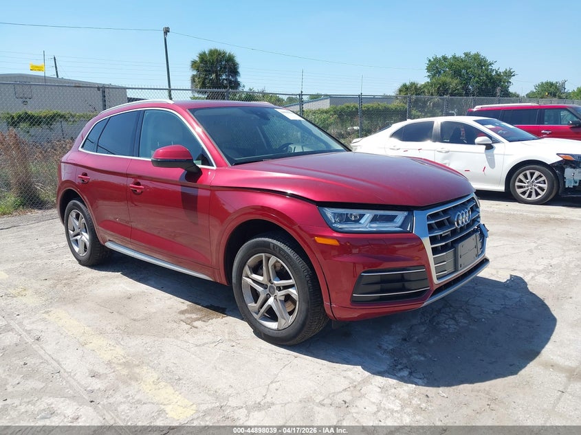 2018 Audi Q5 VIN WA1BNAFY6J2178508 IAAI salvage auction — FRONT END, Wait Title, sold $5,900 on 2026-07-15 (photo 1)