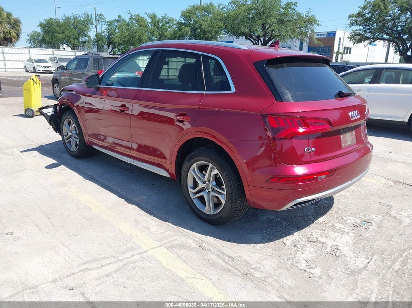 2018 Audi Q5 VIN WA1BNAFY6J2178508 IAAI salvage auction — FRONT END, Wait Title, sold $5,900 on 2026-07-15 (photo 3)