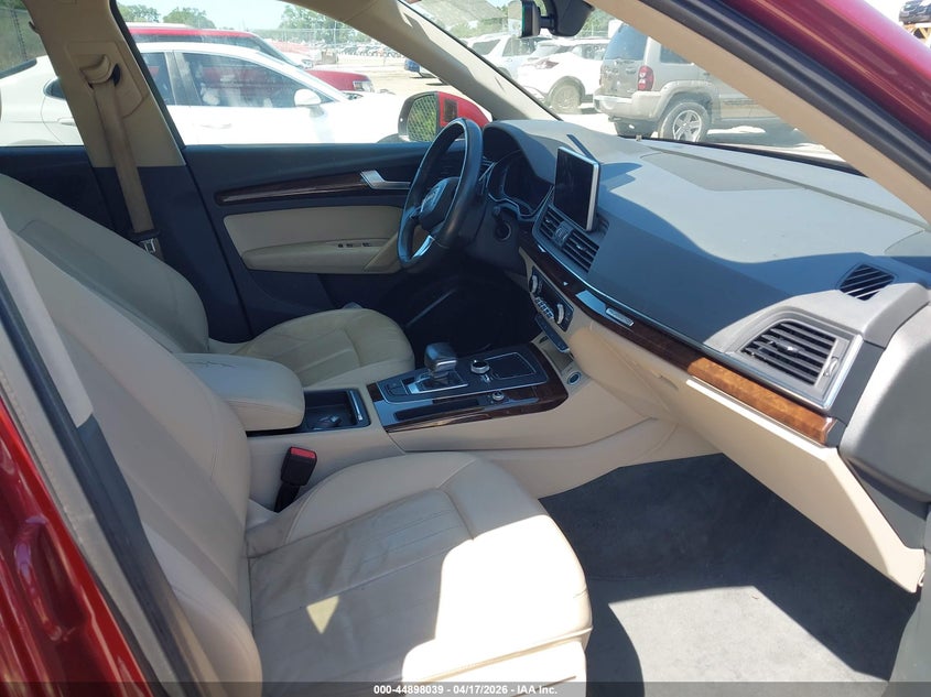 2018 Audi Q5 VIN WA1BNAFY6J2178508 IAAI salvage auction — FRONT END, Wait Title, sold $5,900 on 2026-07-15 (photo 5)