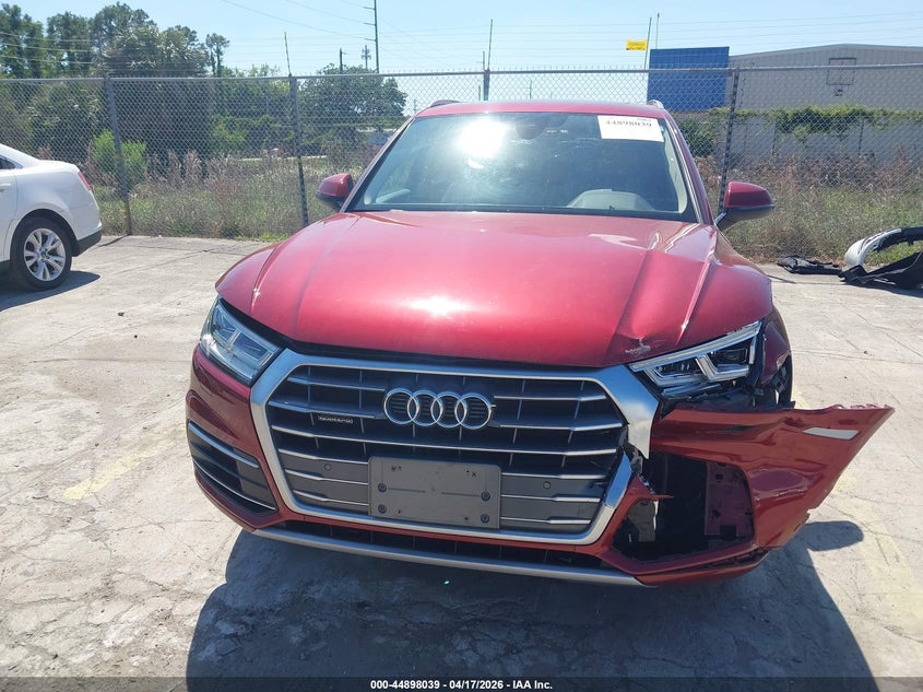 2018 Audi Q5 VIN WA1BNAFY6J2178508 IAAI salvage auction — FRONT END, Wait Title, sold $5,900 on 2026-07-15 (photo 6)