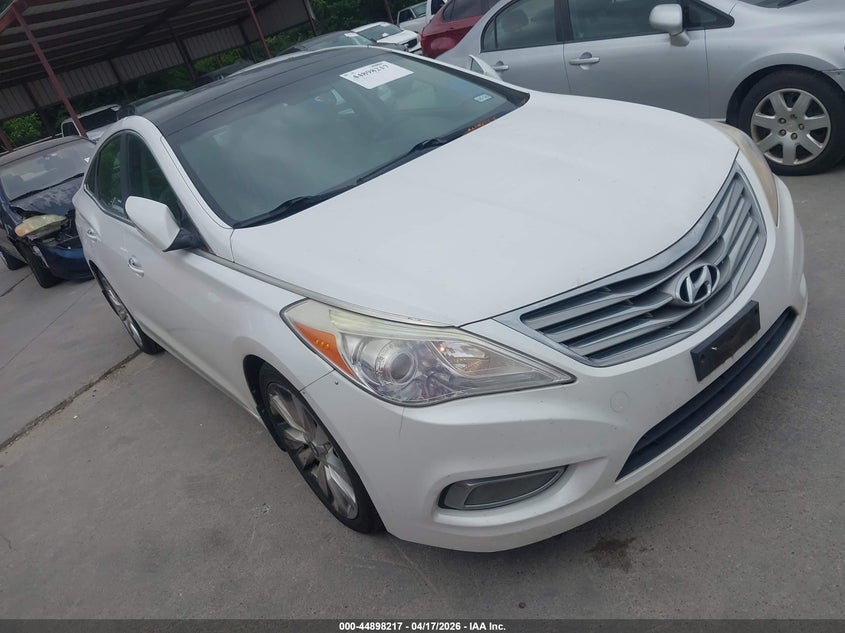 2013 Hyundai Azera VIN KMHFH4JG7DA218471 IAAI salvage auction — NORMAL WEAR, Original (Texas), sold $1,550 on 2026-07-13 (photo 1)