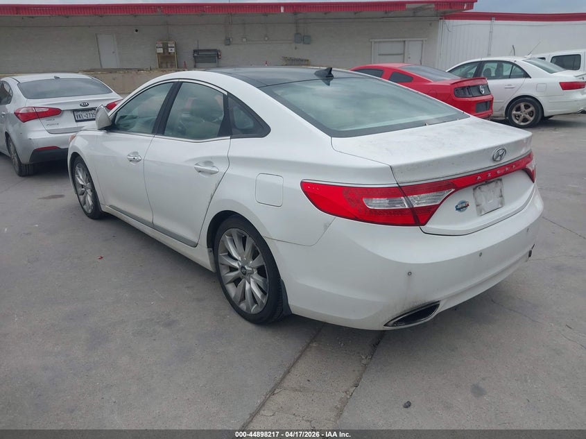 2013 Hyundai Azera VIN KMHFH4JG7DA218471 IAAI salvage auction — NORMAL WEAR, Original (Texas), sold $1,550 on 2026-07-13 (photo 3)