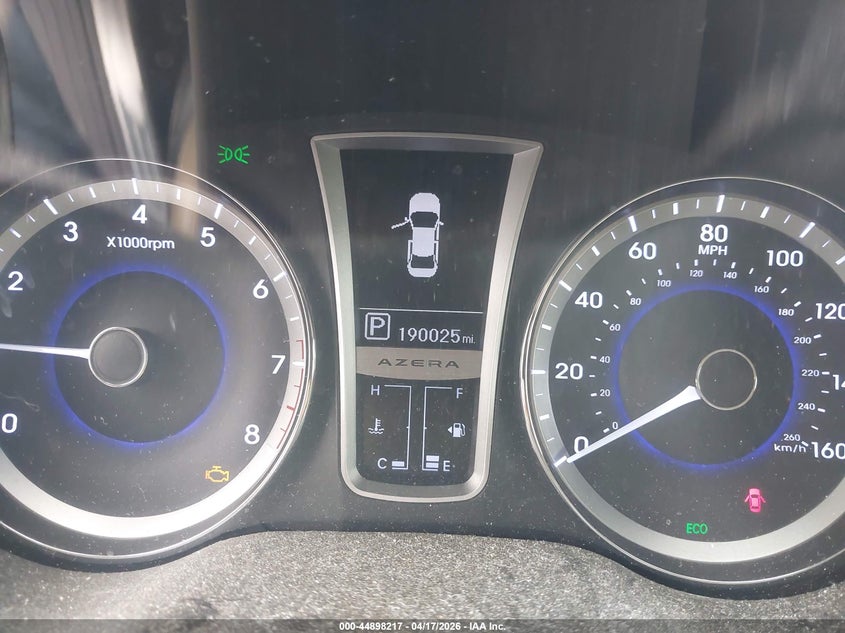 2013 Hyundai Azera VIN KMHFH4JG7DA218471 IAAI salvage auction — NORMAL WEAR, Original (Texas), sold $1,550 on 2026-07-13 (photo 7)