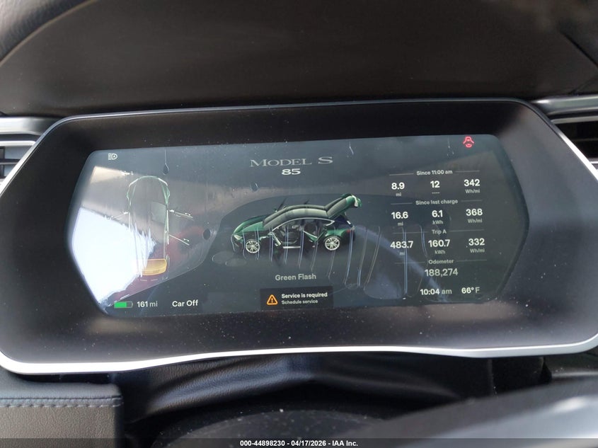 2014 Tesla Model s VIN 5YJSA1H17EFP53722 IAAI salvage auction — FRONT END, Wait Title, sold $1,800 on 2026-07-13 (photo 7)