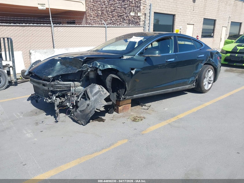 2014 Tesla Model s VIN 5YJSA1H17EFP53722 IAAI salvage auction — FRONT END, Wait Title, sold $1,800 on 2026-07-13 (photo 2)